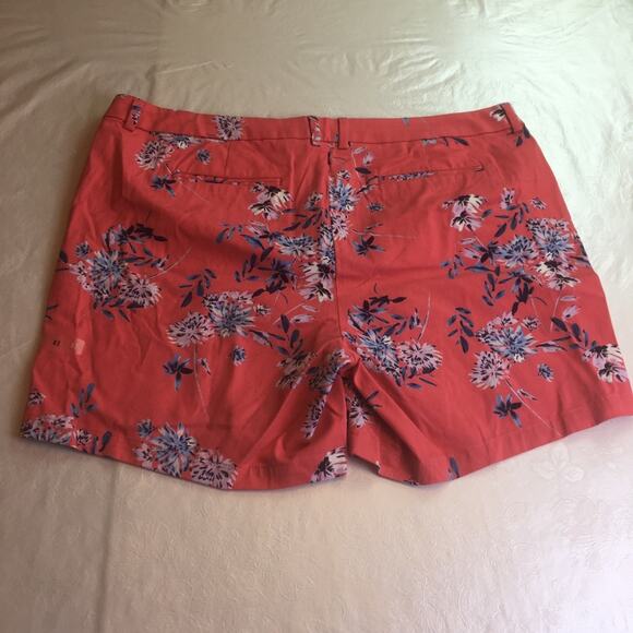 A.n.a Joanna floral twill shorts pink 20W - Picture 12 of 12